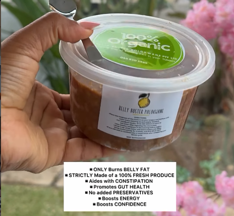 Belly Buster Polokwane — 100% organic homemade tub with key benefits